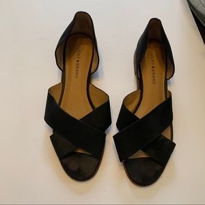 Lucky Brand Leather Sandals Flats Size 9.5M